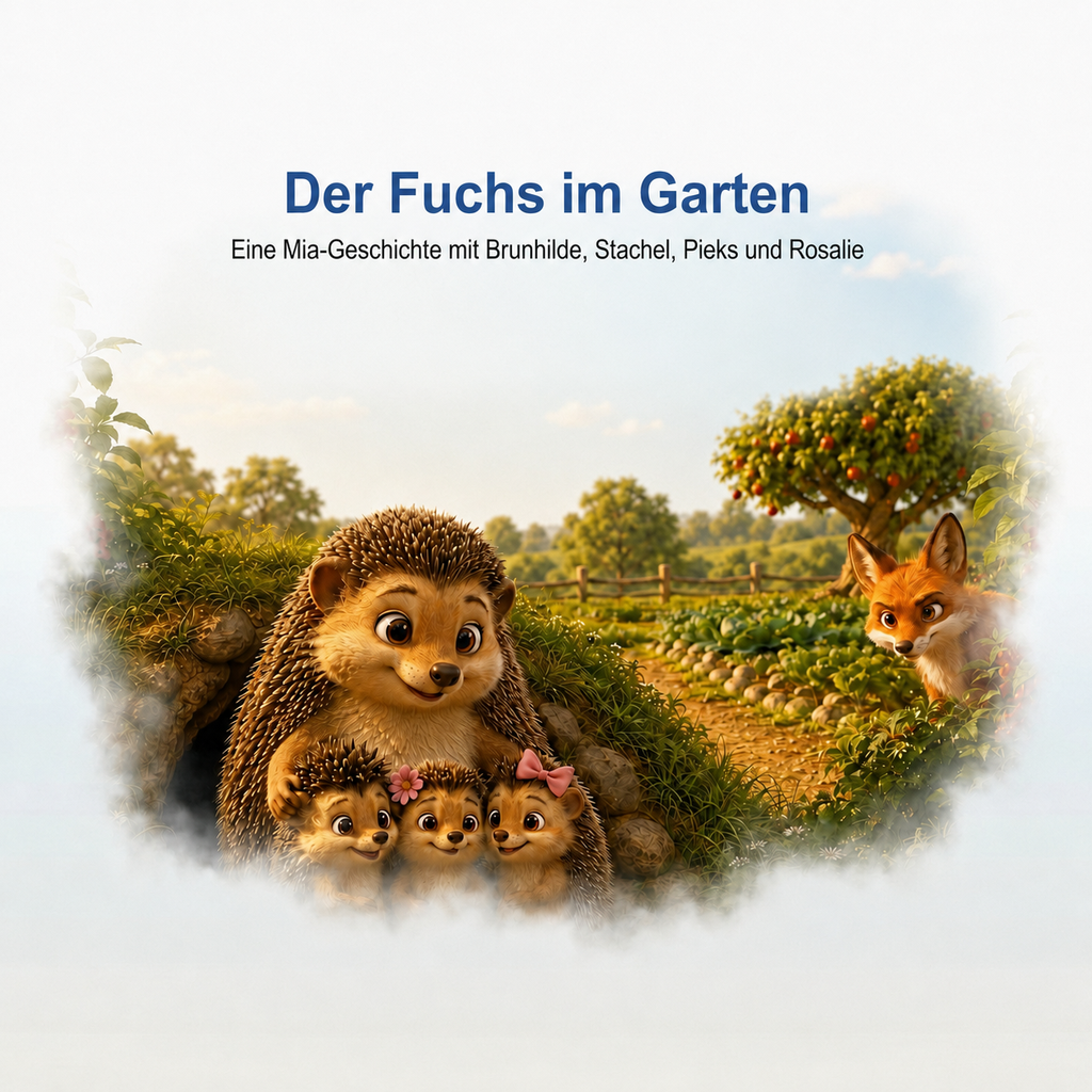 Buchcover Der Fuchs im Garten
